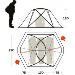 Tenda Ferrino Svalbard 3.0 -Campeggio All'aperto tenda ferrino svalbard 3 0 universale affidabile versatile 4 stagioni 3