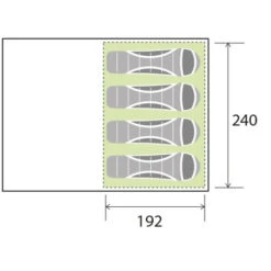 Tenda Brunner Lamar 4 -Campeggio All'aperto tenda lamar 4 3